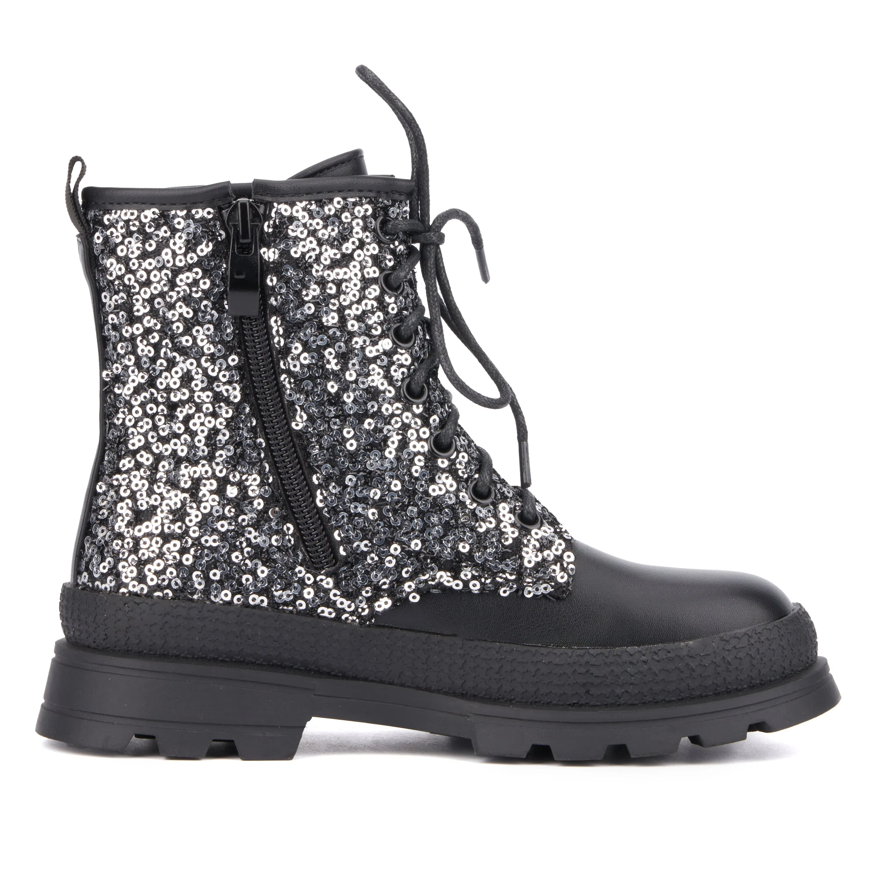 Girl's Galaxy Gal Combat Boots