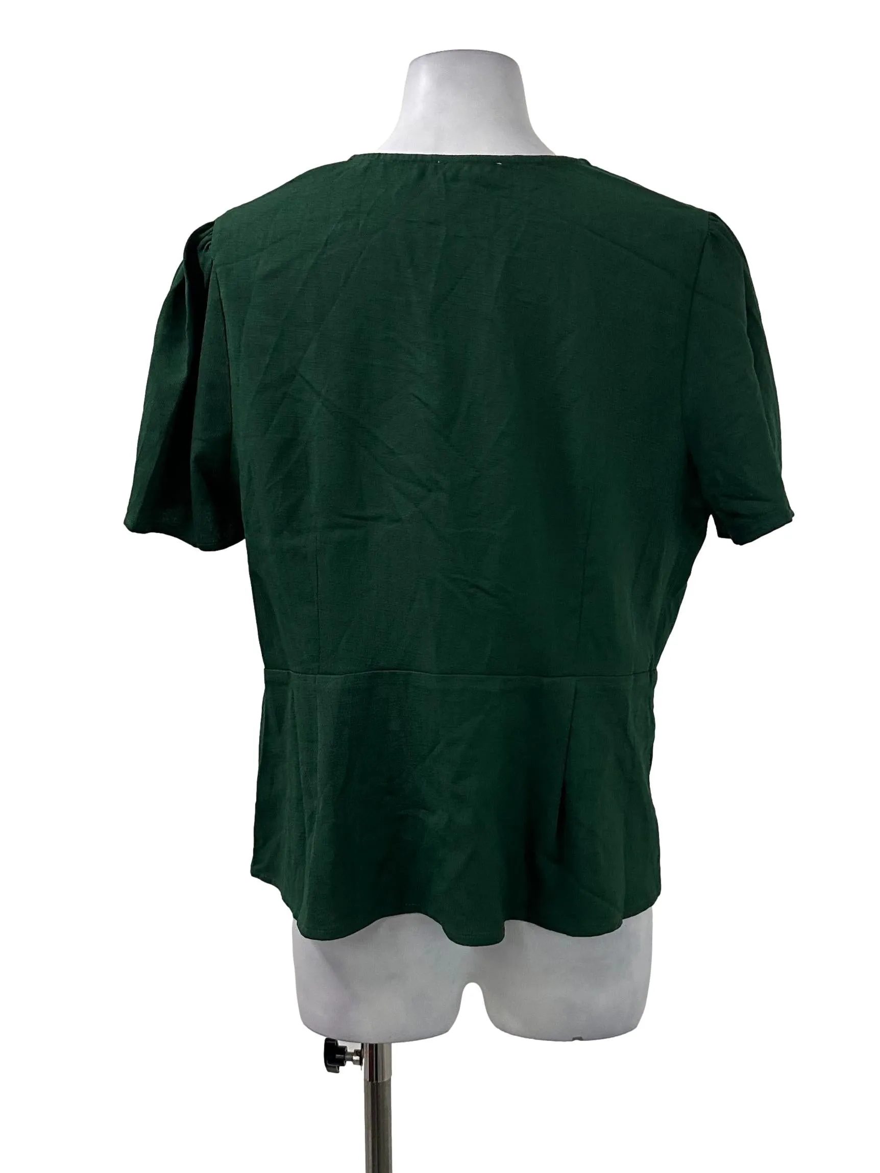 Green Buttoned Top