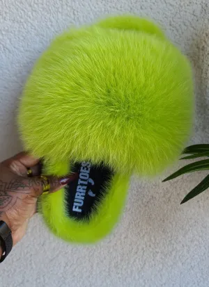 Green Cozy Slippers