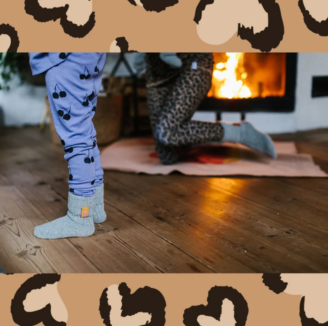 Grey Wool Socks - ONLY 2 LEFT
