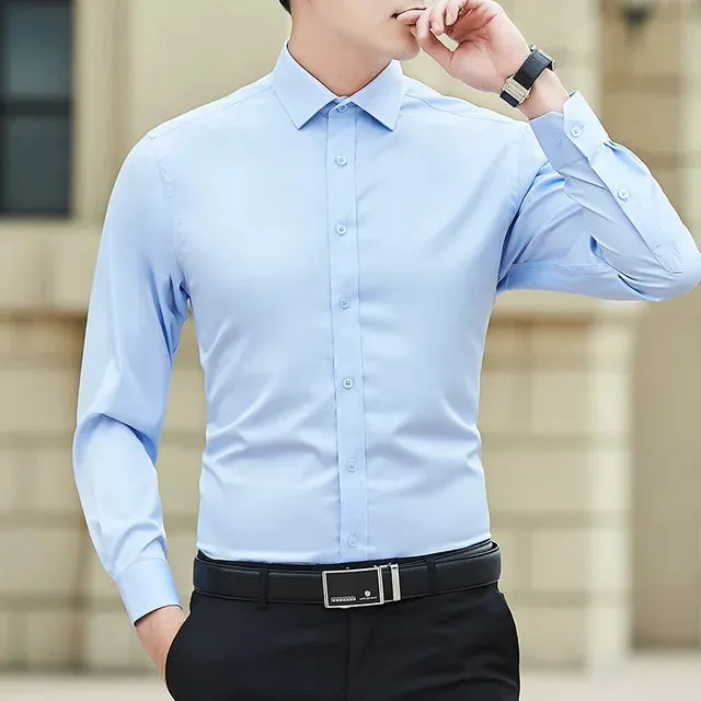 GroßStil Plus Size Business-Shirt in Weiß