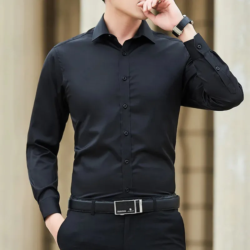 GroßStil Plus Size Business-Shirt in Weiß