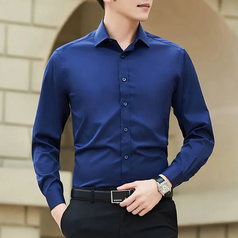 GroßStil Plus Size Business-Shirt in Weiß