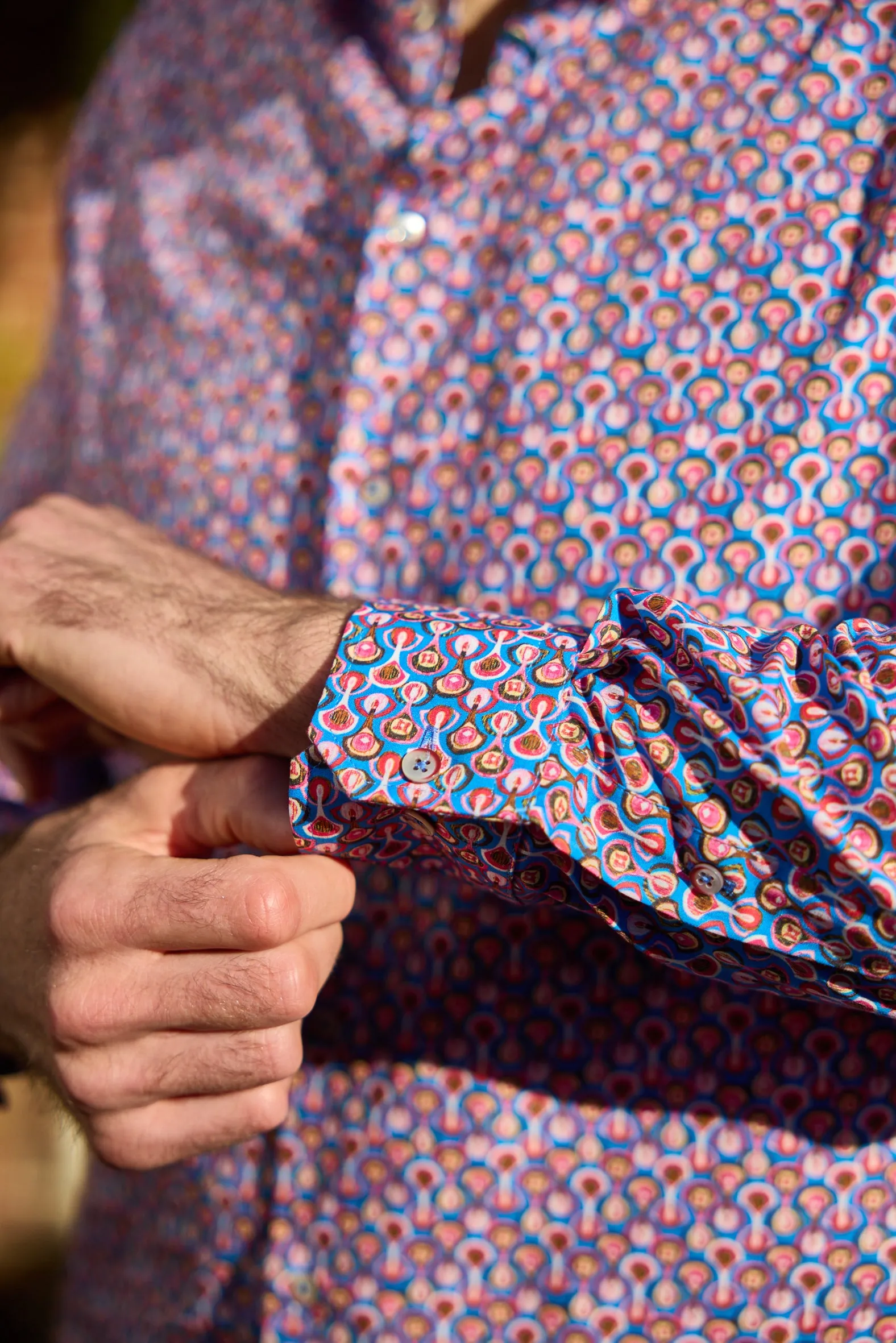 Gun Hill Mens Cambell Shirt - Multi print
