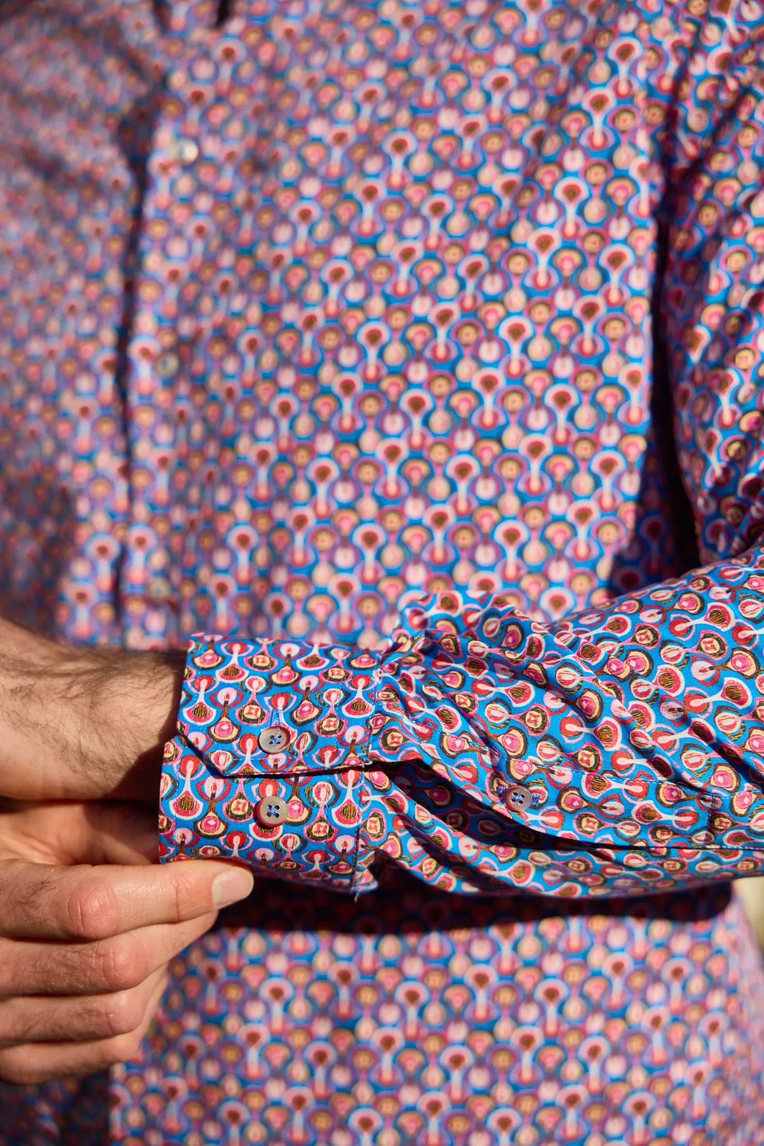 Gun Hill Mens Cambell Shirt - Multi print