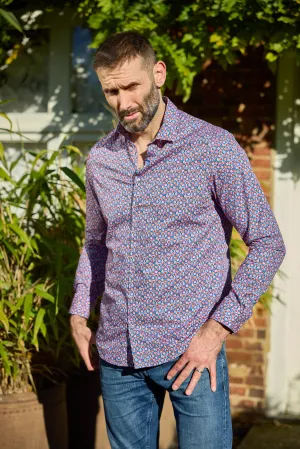 Gun Hill Mens Cambell Shirt - Multi print