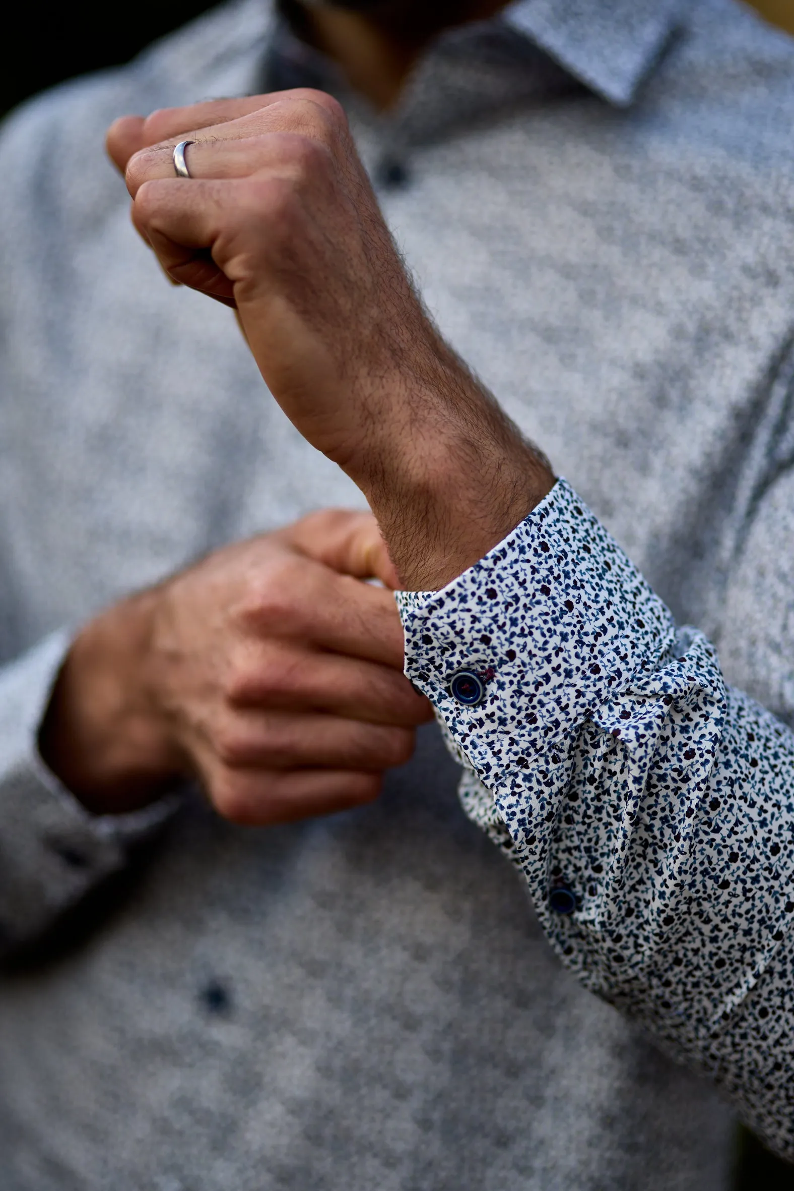 Gun Hill  Mens Golden Hind shirt - Blue