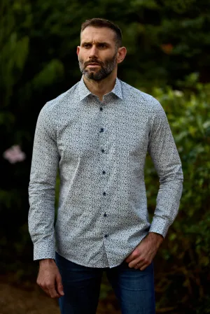 Gun Hill  Mens Golden Hind shirt - Blue
