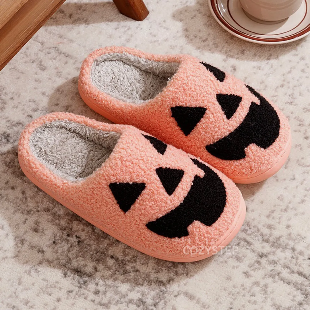 Halloween Pumpkin Slippers