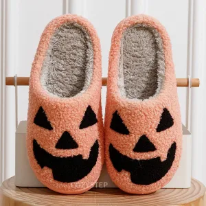 Halloween Pumpkin Slippers
