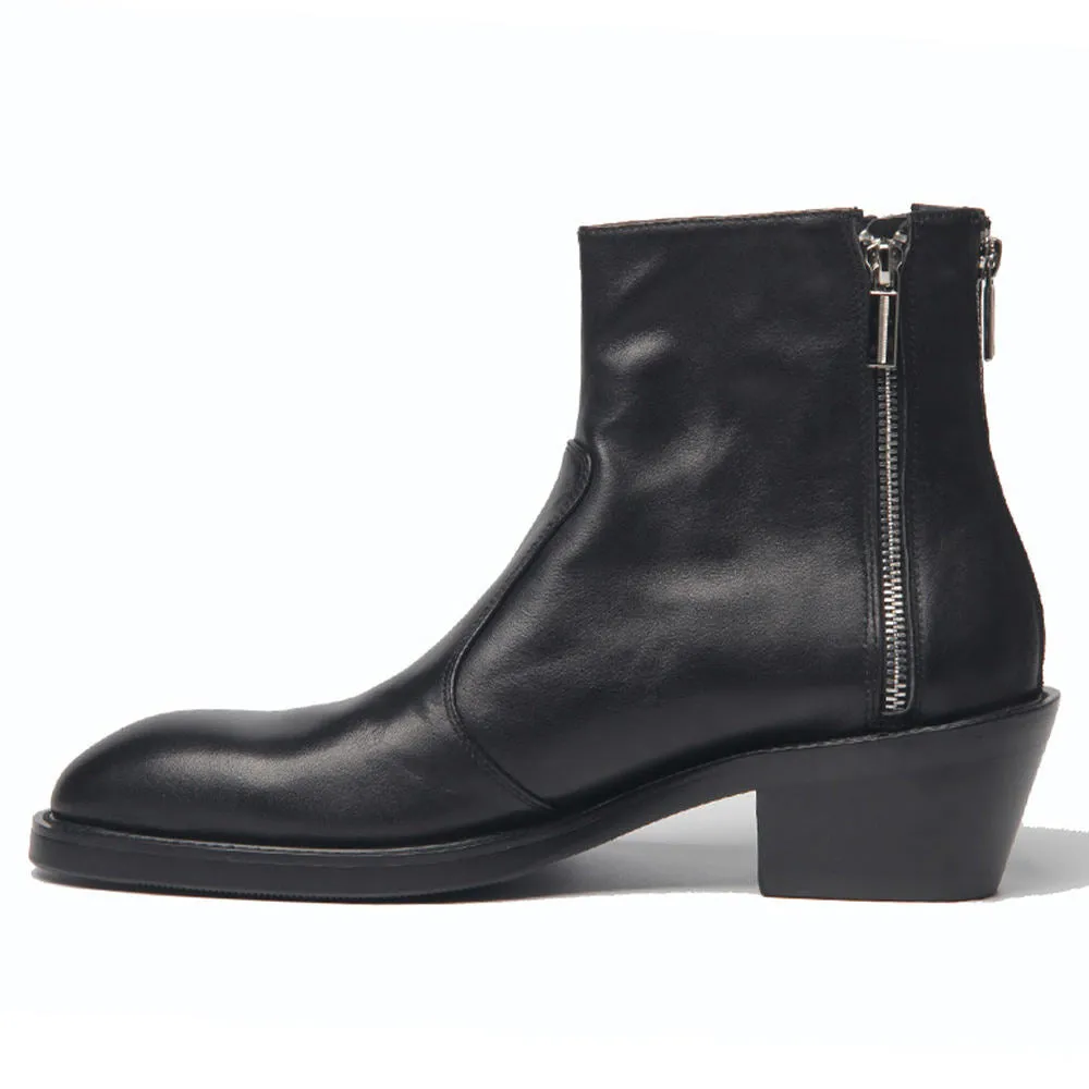 Handmade Cow Leather Suede Chelsea Boots for Men