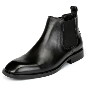 Handmade Full Grain Leather Zip-Up Boots for Men