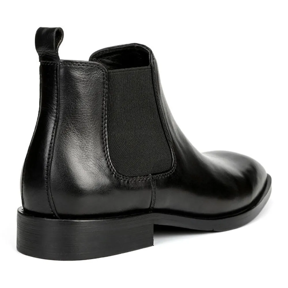 Handmade Full Grain Leather Zip-Up Boots for Men