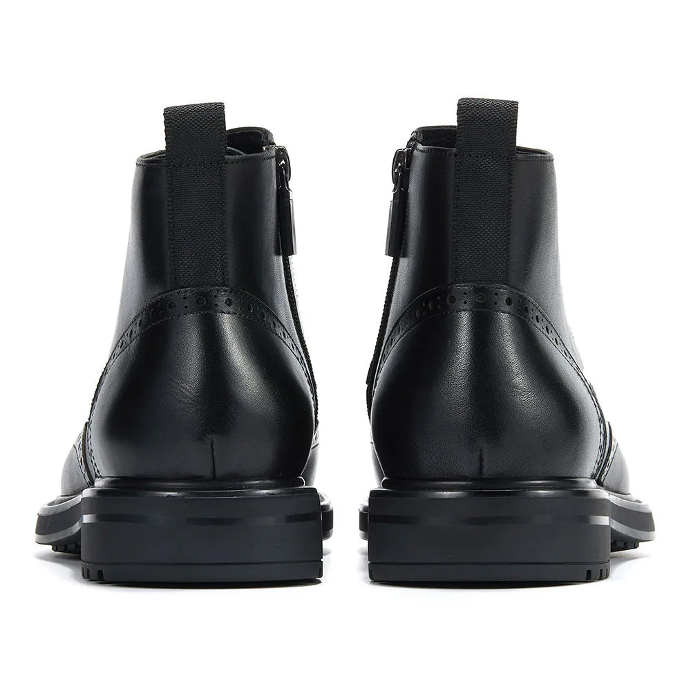 Handmade Premium Full Grain Leather Brogue Boots