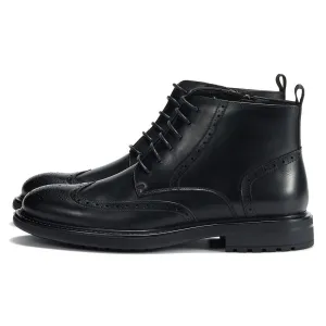 Handmade Premium Full Grain Leather Brogue Boots