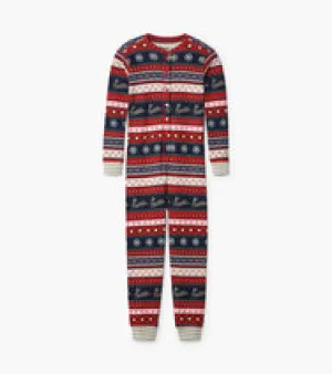 Hatley Pj's - Fair Isle Bunnies One Piece - 4