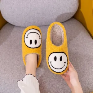 Hazel Blues® |  Melody Smiley Face Slippers