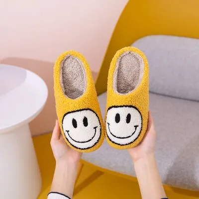 Hazel Blues® |  Melody Smiley Face Slippers