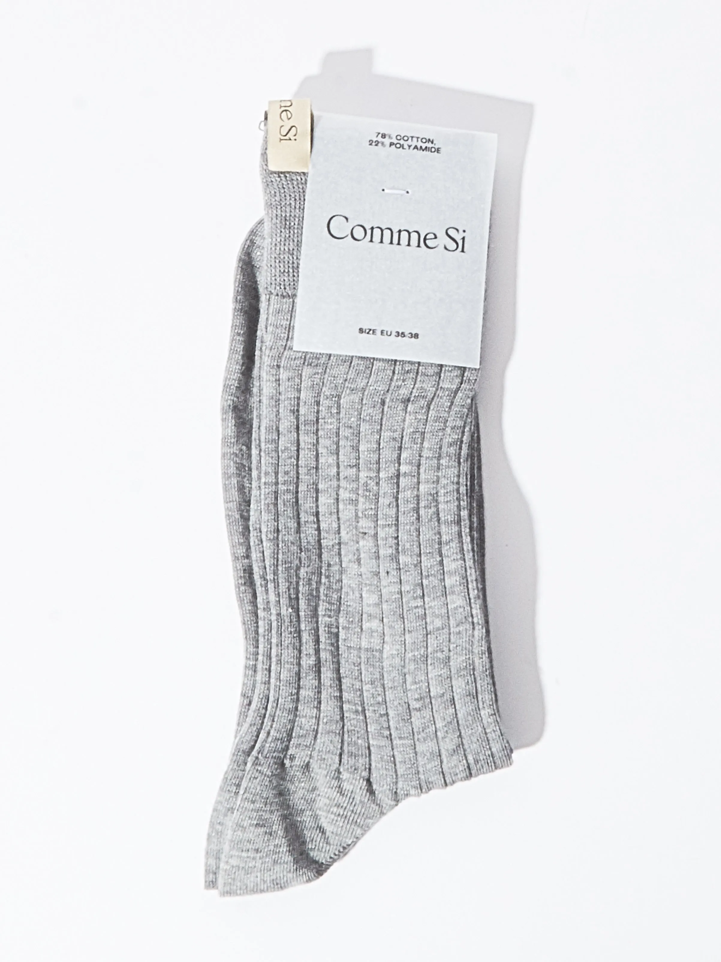 Heather Grey The Yves Sock