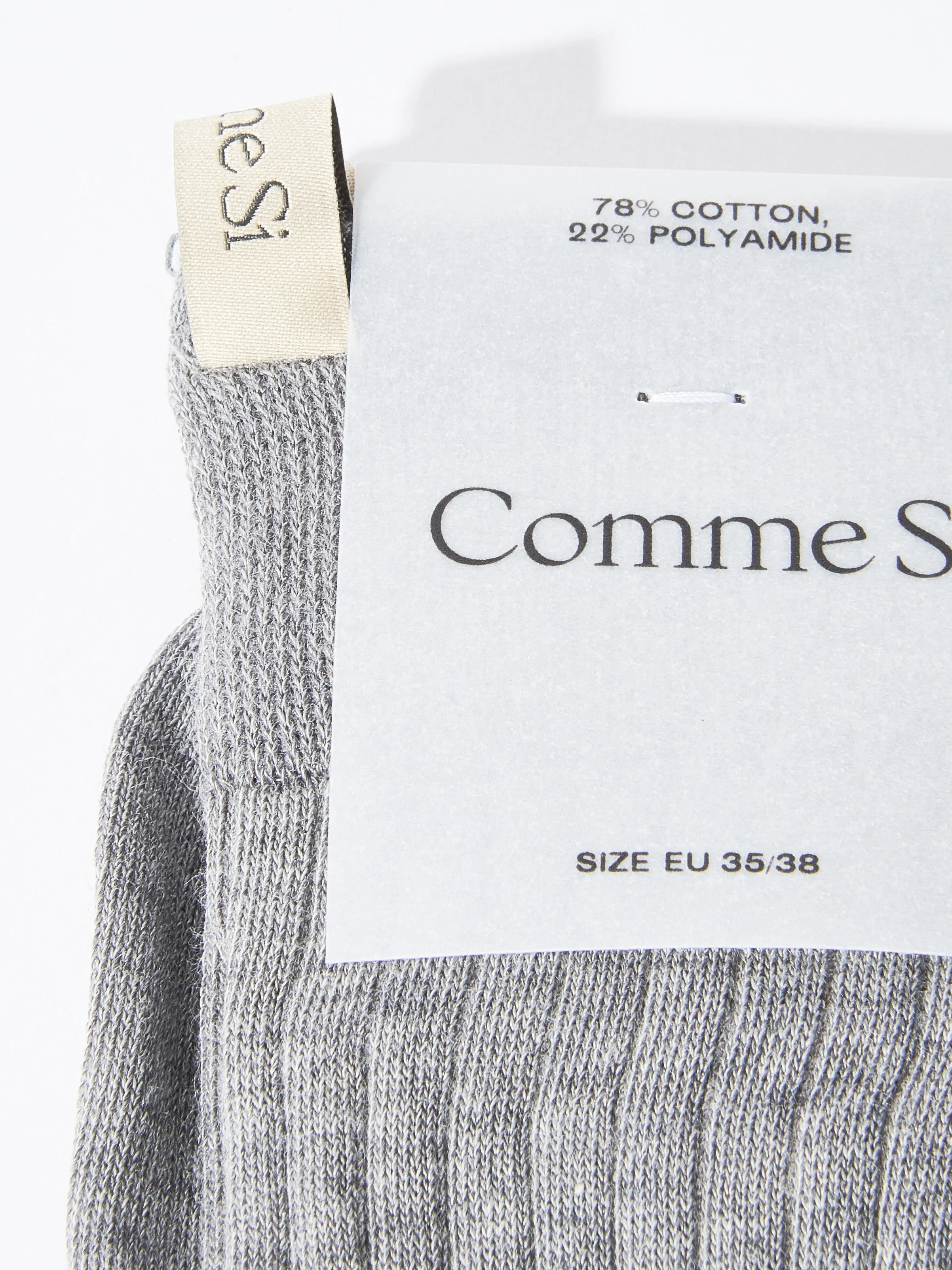 Heather Grey The Yves Sock