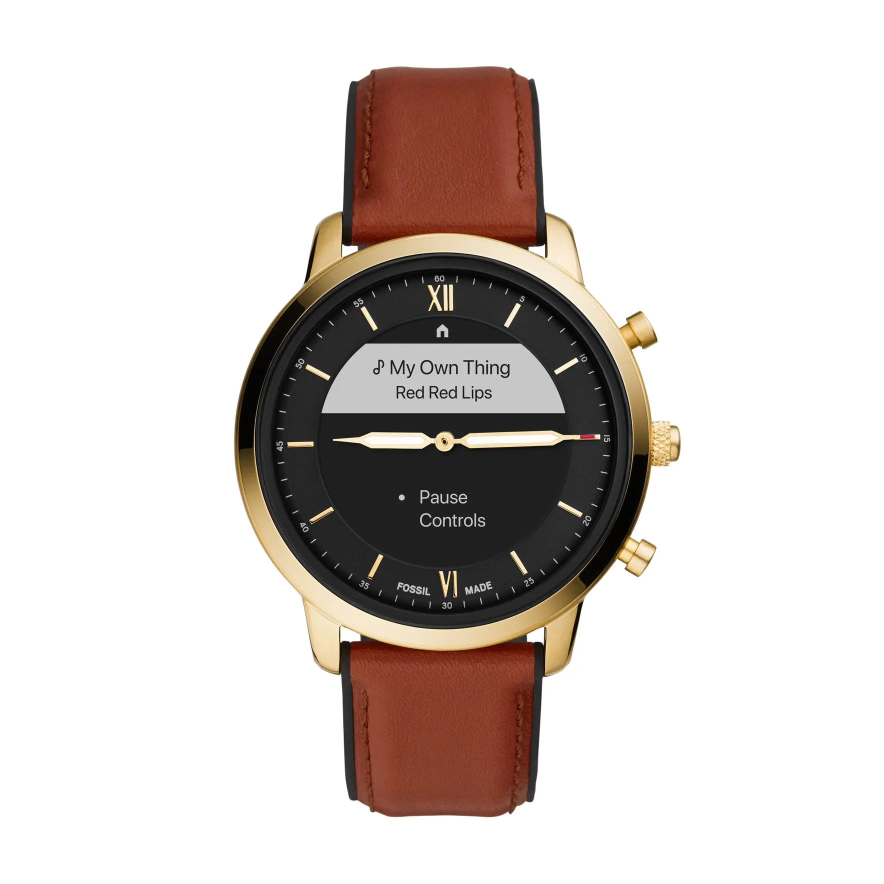 Hybrid Smartwatch HR Neutra Brown Leather