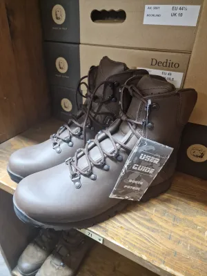 Iturri British Army Patrol boots latest issue brown leather
