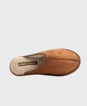 Jack Jones Dudley Microfiber Slippers Almond