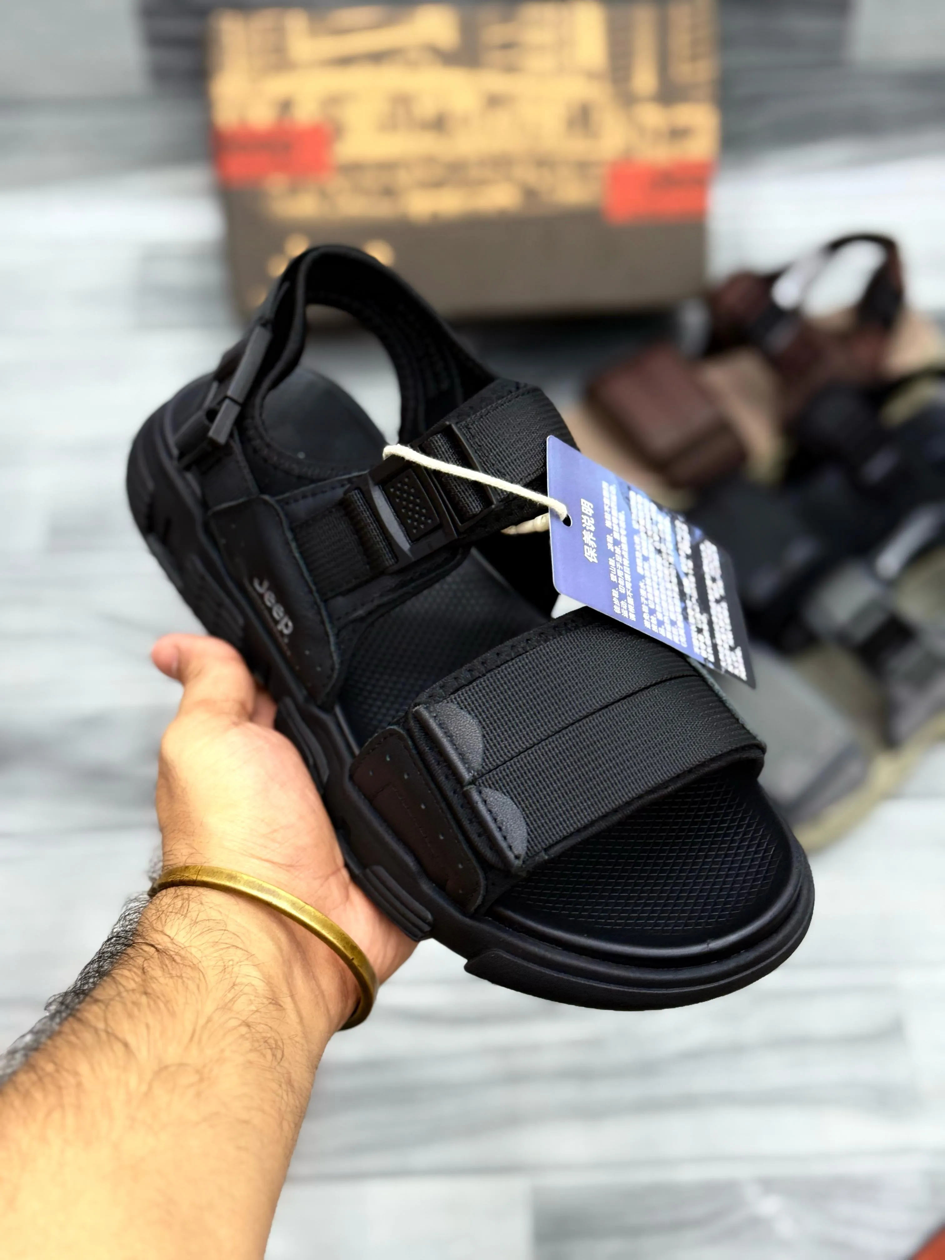 Jeep Outdoor Adventure Sandals – Durable & Comfortable