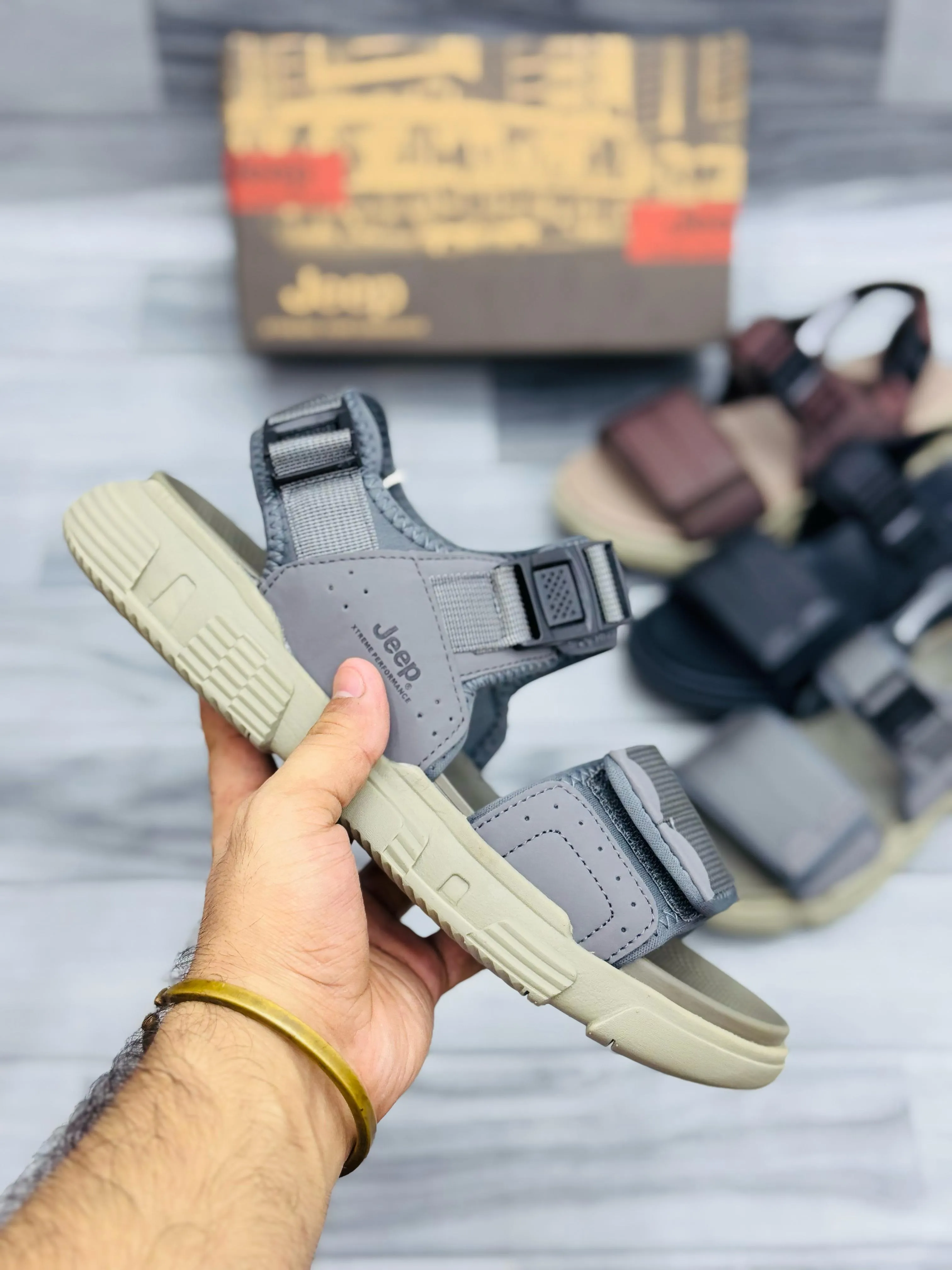 Jeep Outdoor Adventure Sandals – Durable & Comfortable