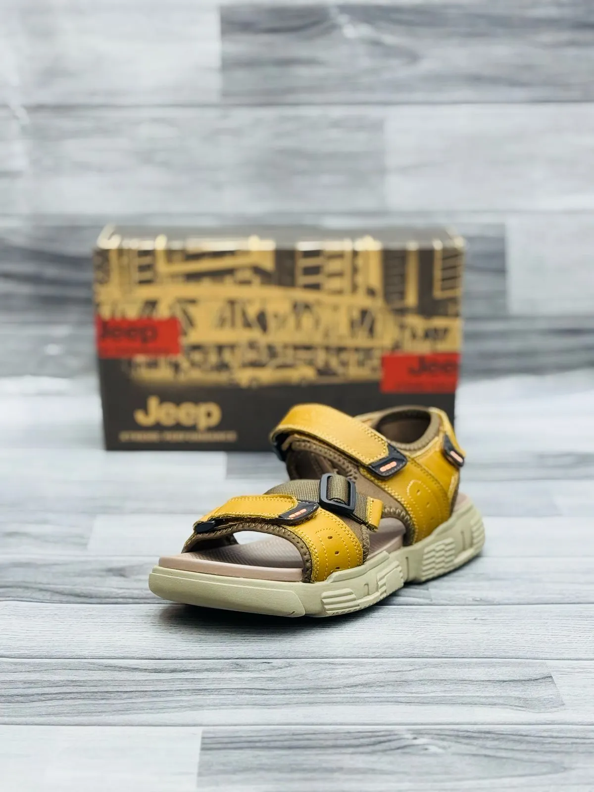Jeep Tactical Outdoor Sandals – Durable & Adjustable