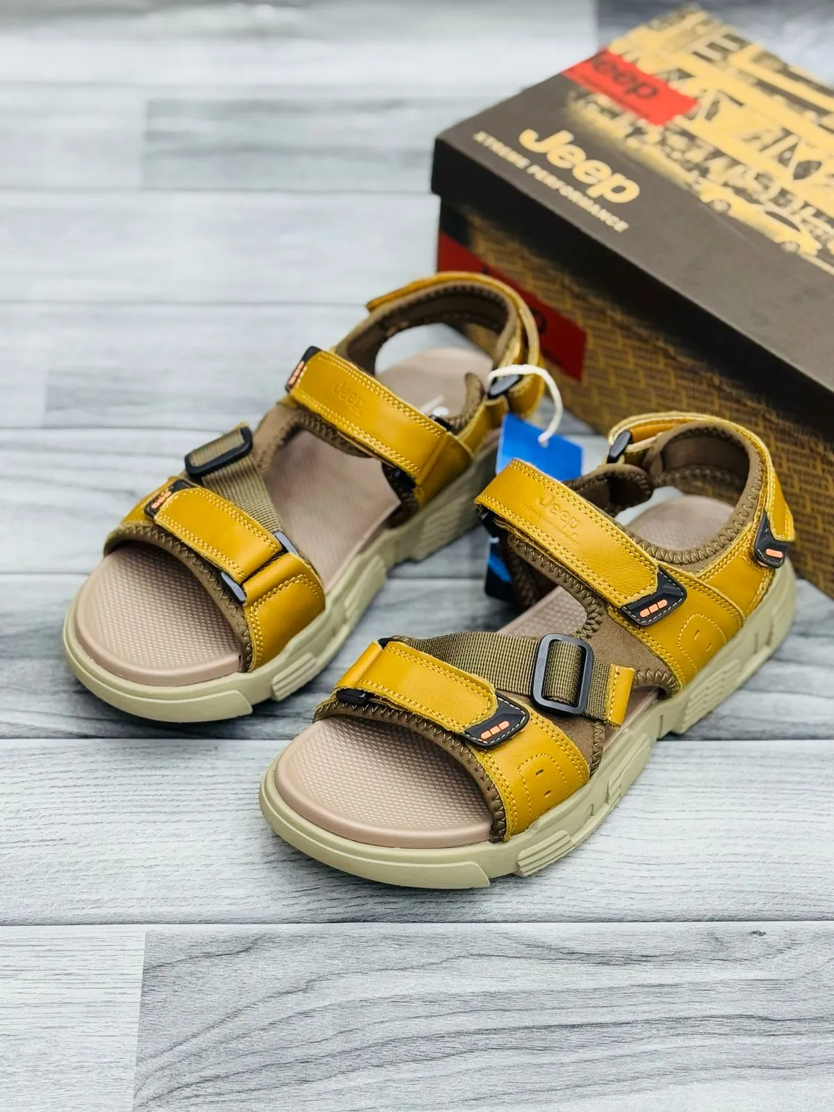 Jeep Tactical Outdoor Sandals – Durable & Adjustable
