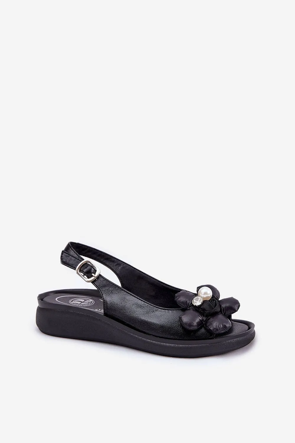 Jezzi eco leather Buskin sandals