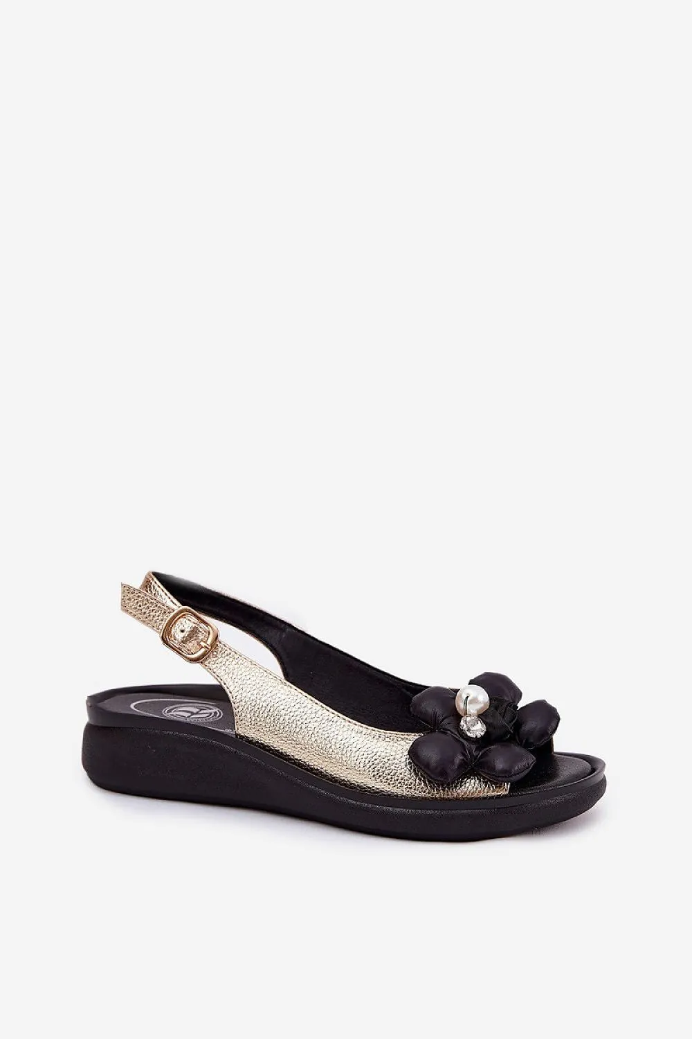 Jezzi eco leather Buskin sandals