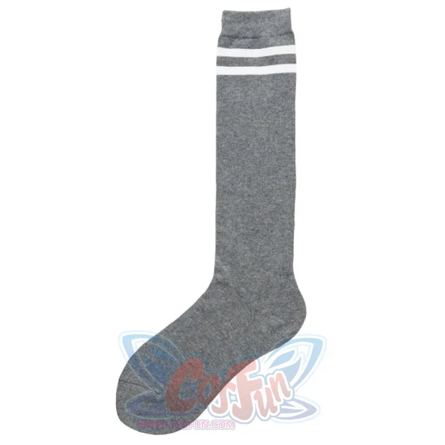 JK Stockings Solid Color Socks Calf Length JK Socks Stockings J50012