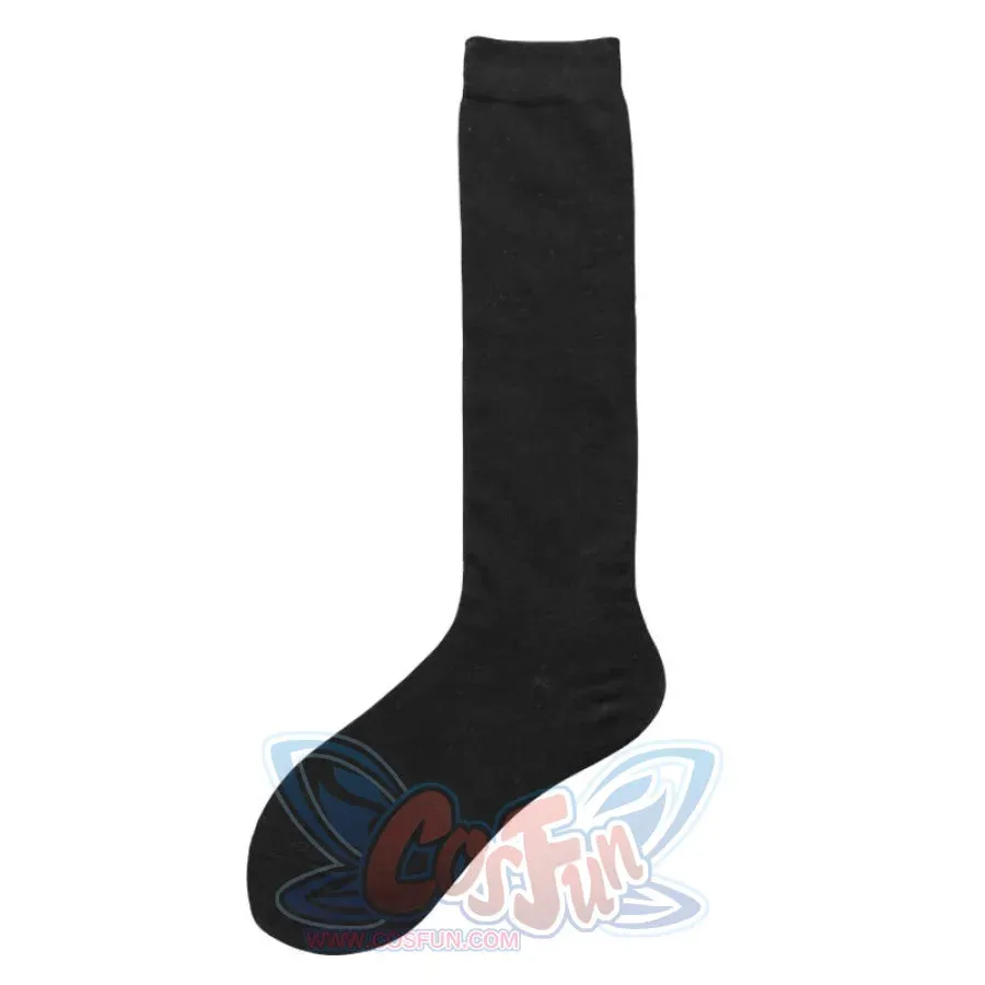 JK Stockings Solid Color Socks Calf Length JK Socks Stockings J50012
