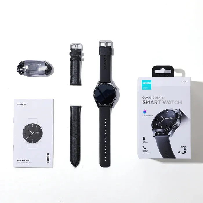 Joyroom JR-FC2 Classic Series Smart Watch (Make/Answer Call) Black