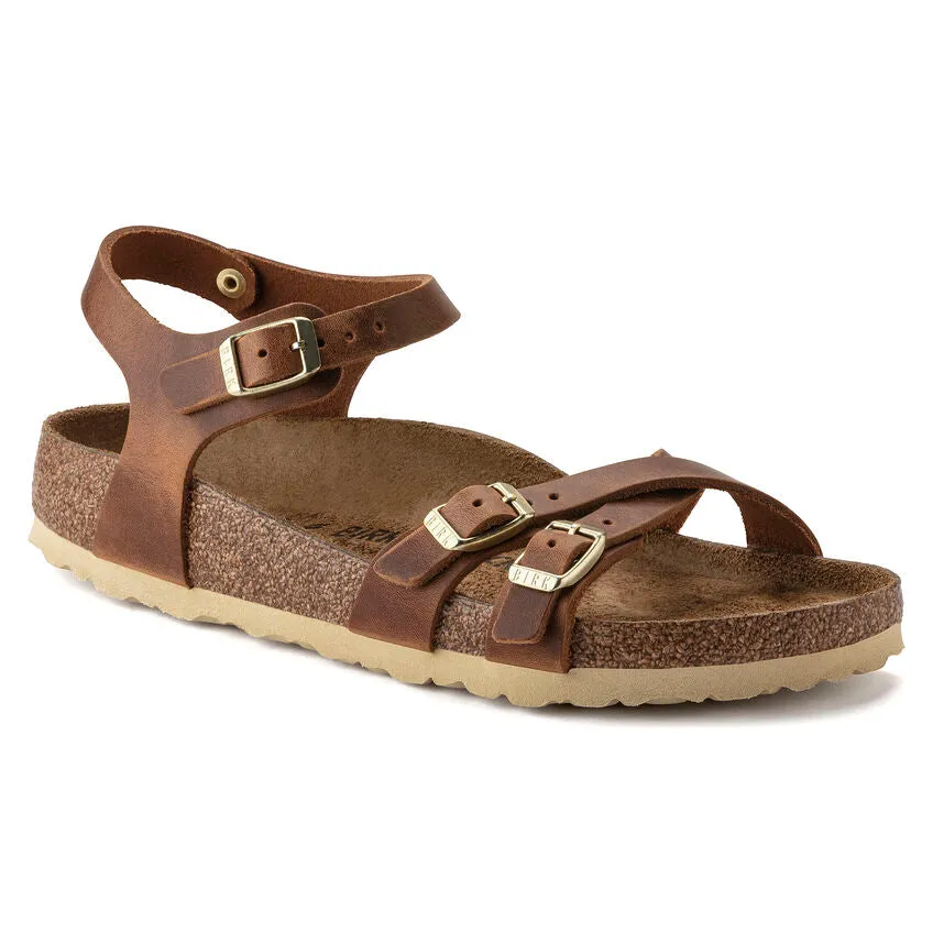 Kumba - Cognac Oiled Leather - Women's