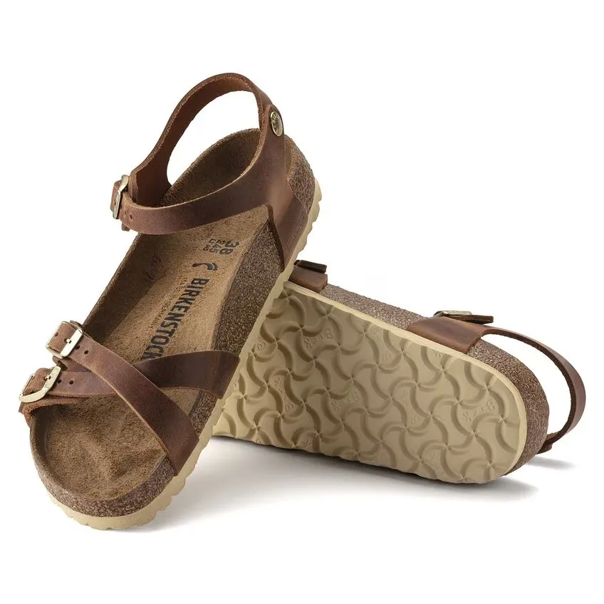 Kumba - Cognac Oiled Leather - Women's