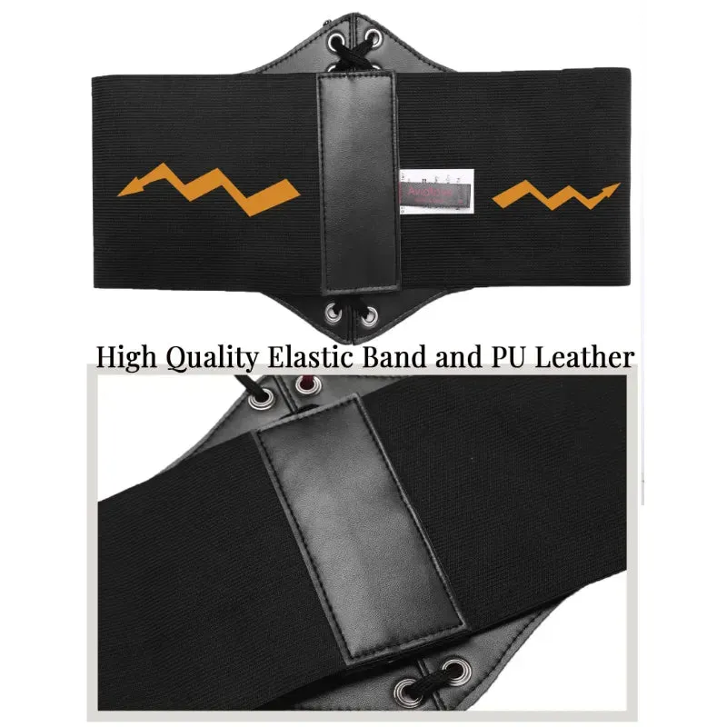 LaceLux™️  Women’s Elastic Costume Waist Belt: Lace-up Tied Waspie Corset Belts for Effortless Elegance