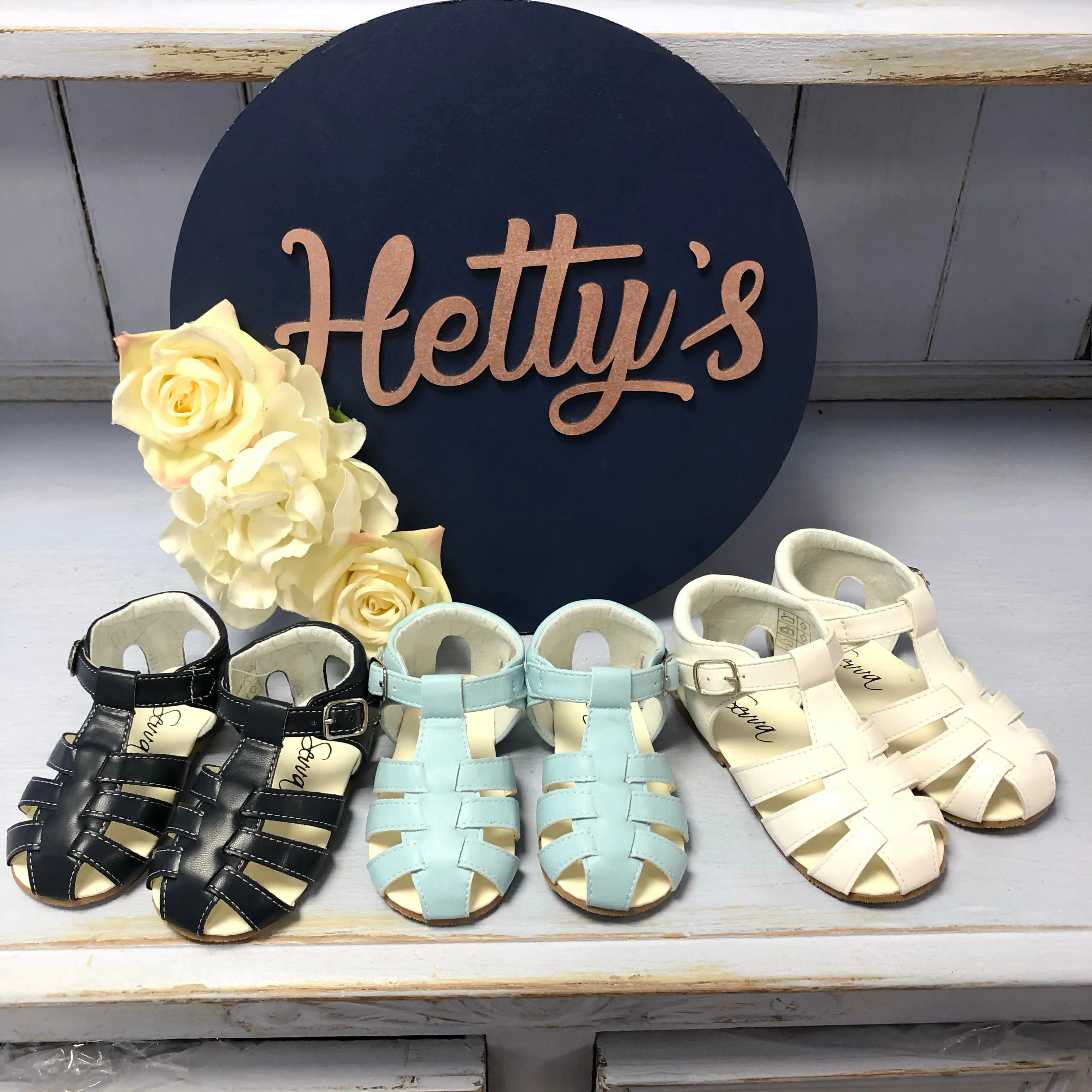 Larry Baby Blue Sandals