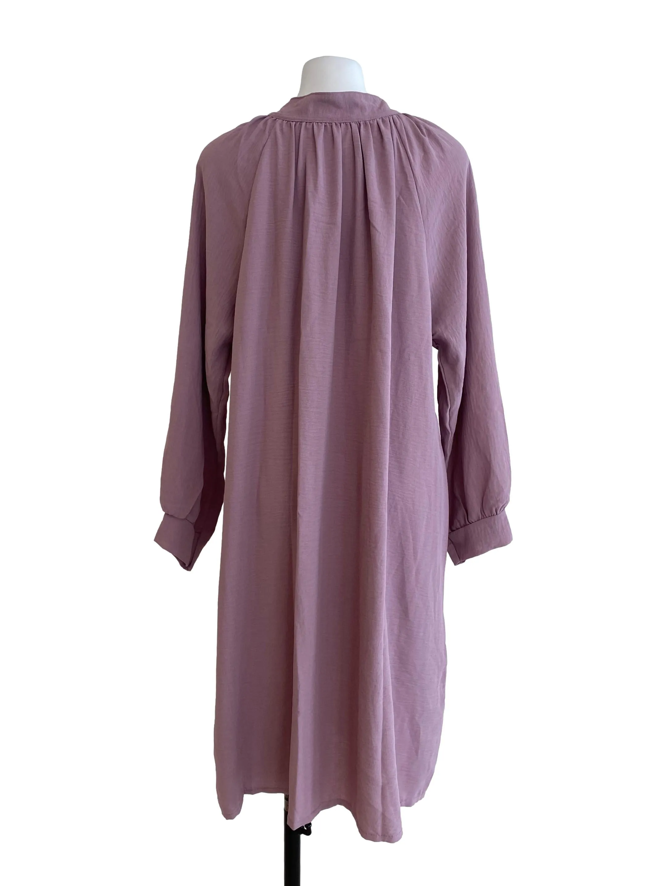 Lavender Purple Long Blouse