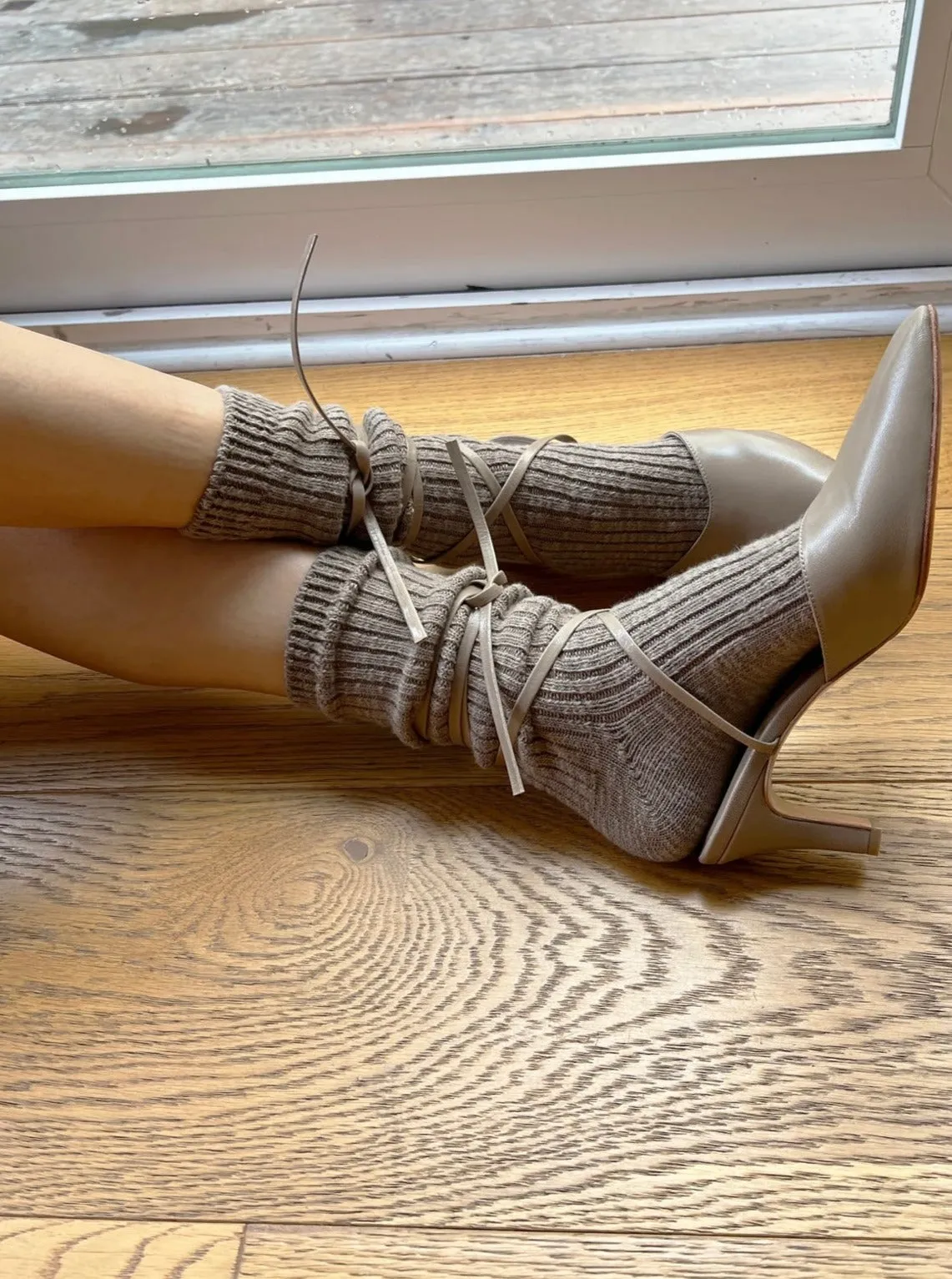 Le Bon Shoppe Cottage Socks- Flax