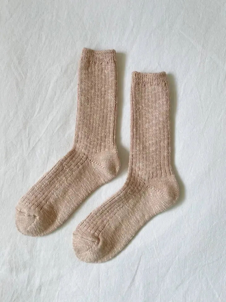 LE BON SHOPPE COTTAGE SOCKS || PEACHY KEEN