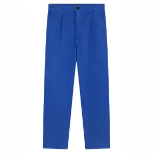 Leon & Harper Patrick Plainy Trousers Blue