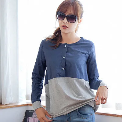 Long Sleeve Shirts Women Tops And Blouses Fashion Vintage Clothes