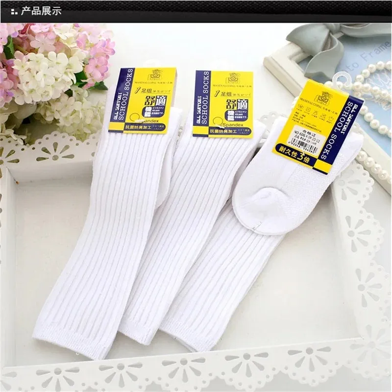 Long Thick School Socks
