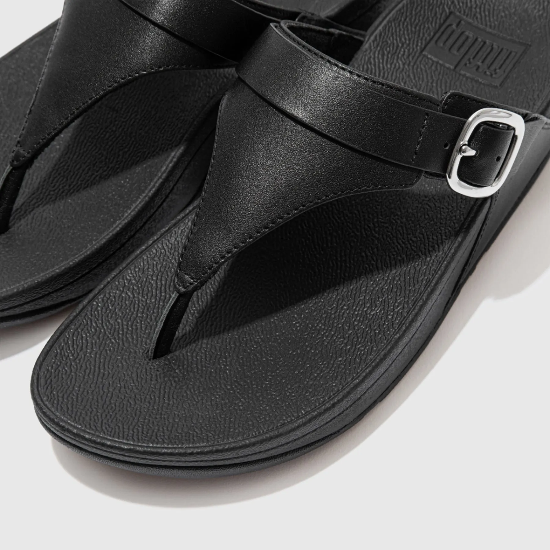 Lulu Adjustable Black Comfort Sandal - ES8-090