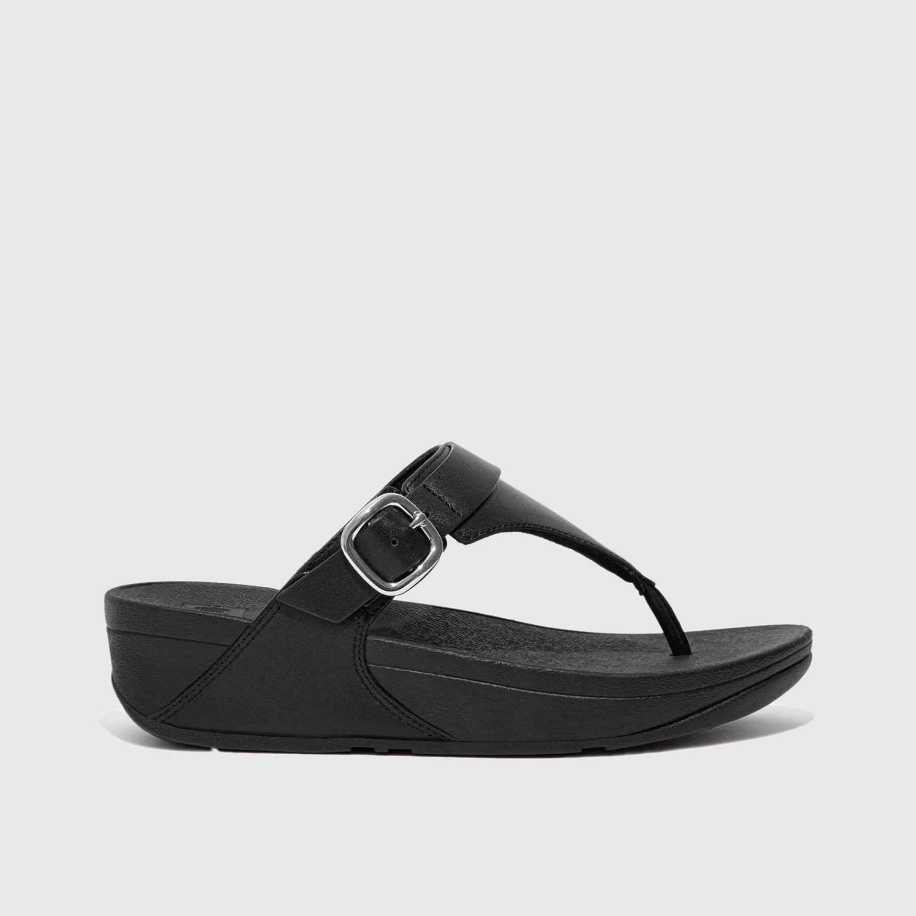 Lulu Adjustable Black Comfort Sandal - ES8-090