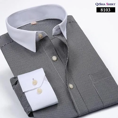 Luxury Striped Dress Shirt Up To 5XL