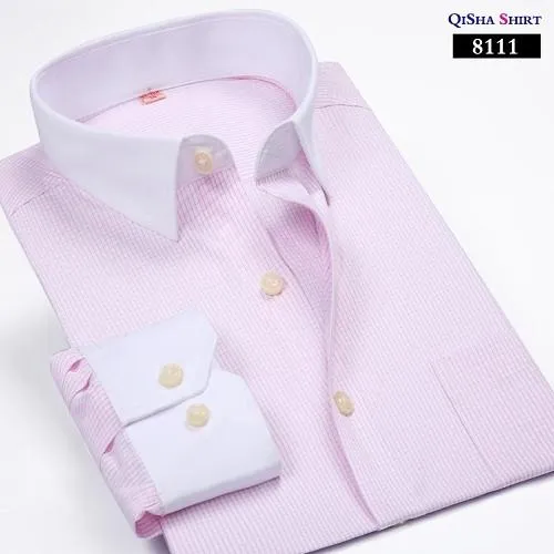 Luxury Striped Dress Shirt Up To 5XL